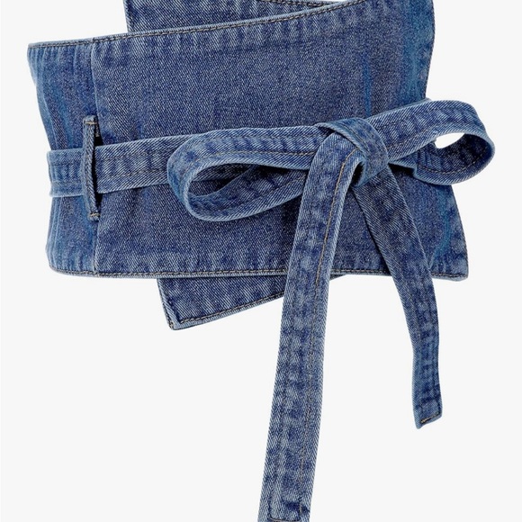 Stylish Denim Blue Women's Belt - Picture 9 of 9